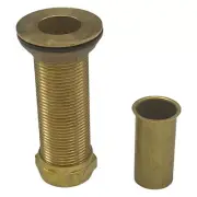 Wal-Rich Brass Bar Sink Plug 1″ Dia with Tailpiece Long 3"