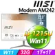 MSI Modern AM242 12M-678TW-SP6(i3-1215U/32G/1TB+1TB/W11)特仕版