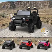 Mazam Kids Ride on Car 12V Electric Toy Cars Jeep Remote Control Pink Black Red