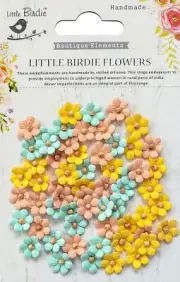 Little Birdie Beaded Micro Petals 60/Pkg-Pastel Palette