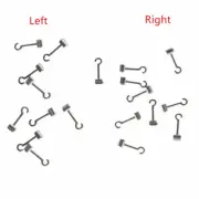 20 Pcs Orthodontic Sliding Question Crimpable Hook Dental Curved Long Left/Right