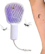 Fly Swatter Electric - Automatic USB Indoors Fly Swatter - Outdoor Daily Supplies for Patio Camping Hotel Travel Kitchen Outdoor Camping