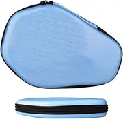 Table Tennis Racket Cover,Table Tennis Racket Bags with Smooth Zipper - Portable Storage Holds 2 Paddles 2 Balls Reusable Sports Organizer for Women Men Outdoor Sports Game