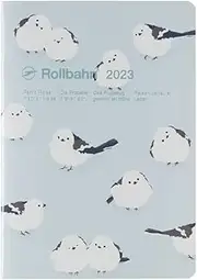 Delfonics - 2023 Rollbahn Note Diary - Animal - A5 - Light Blue