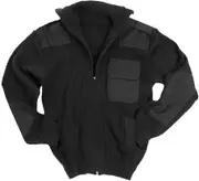 Mil-Tec Knitted, textile jacket , color: Black , size: 52