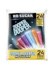 Zooper Dooper Ice Blocks Cordial No Sugar 70ml x 24