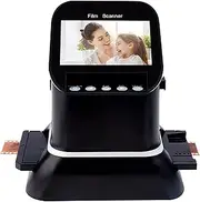 Film Slide Scanner, 120 High Resolution Film Scanner, Digital Film Converter with 1080P LCD Screen, Convert 35mm, 135, 126, 127 Negative & Slides to Digital JPEG