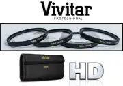 4-PC CLOSE-UP MACRO LENS SET +1 +2 +4 +10 FOR CANON XA10