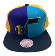 Utah Jazz Mitchell & Ness Pinwheel NBA 75th Snapback Hat Cap