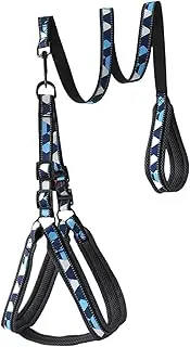 Puppy Harness and Leash Set - Reflective Puppy Walking Lead,Adjustable Comfortable Non-Slip Harness Leash for Outdoor Walking Medium Dogs Large Breed Pet Safety