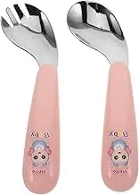 MERRYHAPY Boys and Girls Forks Spoons Set Toddler Dinnerware Safe Materials Ergonomic Design
