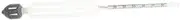 MOLUCKFU Lactate Meter Hydrometer for Milk Kitchen Hydrometer Break Resistance Easy to Read