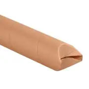 Snap Seal Kraft Mailing Tubes, 3 x 18 Inches, Pack of 24, for Shipping