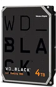 Western Digital 4TB WD Black Gaming Internal Hard Drive HDD - 7200 RPM, SATA 6 Gb/s, 256 MB Cache, 3.5" - WD4006FZBX