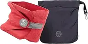 trtl Travel and Airplane Pillow - Real Sleeping Experience on Long Flights - Neck and Shoulder Support - Super-Soft, Lightweight, Easy-to-Carry - Machine-Washable Flight Pillow - Coral