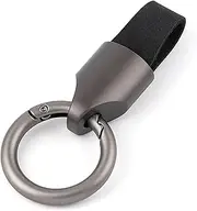[DoEraa] Compatible with 701 & 901 401 Leather Keychain Key Rings Motorcycle Accessories(No Logo Black)