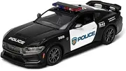 KiNSMART 2024 Ford Mustang Dark Horse 1:38 Scale, 5 Inch Die Cast Metal Pull Back Action Model Car
