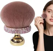 Mushroom Powder Brush - Girls Foundation Blending Powder Brush - Soft Compact Smooth Application Makeup Accessories for Mom Wife Convenience