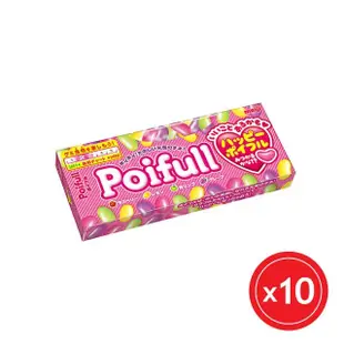 【Meiji 明治】Poifull軟糖 綜合水果/汽水口味(53g盒裝*10盒/箱)