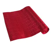 Cherry Floral Satin Jacquard Table Runner 30x160cm Dining Cover Tablecloth