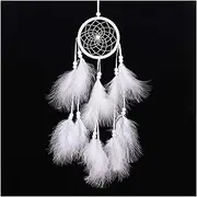 Wind Bell Wind Chimes Feathers Flying Bells Dream Catcher Handmade Gifts Dreamcatcher Home Bedroom Wall Hanging Decoration Wind Bell Sweet