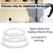 Soft and Flexible Replacement Silicone Rubber Seal for Espresso Moka Stove Pot