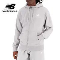 在飛比找蝦皮商城優惠-【New Balance】 NB 休閒連帽外套_男性_灰色_