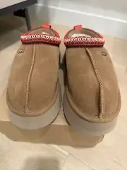 UGG Tasman Slippers Chestnut, Platform, Size 7