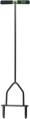 Durable Steel Lawn Aerator - Dethatch Soil & Promote Root Growth Effortlessly