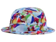 DC Shoes Liddy Bucket Beach Ball & Rooster Bucket Style Cap Hat L XL