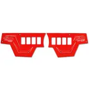 Polaris RZR XP1000 XP 900s 2016 Turbo 8 Switch RED Aluminum 2 Piece Dash Panel