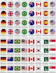 Orsdice Flag Tile Matching Game - Game Tiles Flag Pattern - Funny Game Tiles Flag Pattern for Home, Portable Game Tiles, Tile Games for Adults Kids