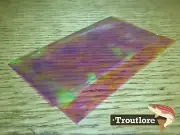 HARELINE DUBBIN PEARLESCENT SHEET FLASHBACK / WING MATERIAL - NEW FLY TYING