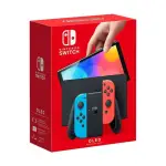 【NINTENDO 任天堂】SWITCH OLED款式 紅藍主機(台灣公司貨)