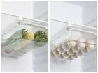 Kitchen Fruit Food Storage Egg Storage Box Fridge Drawer Shelf Kitchen Organizer