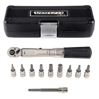 Bicycle Bike 1/4 Inch Driver - Torque Wrench Allen Key Tools Socket Set Kit 2...
