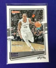 2020/21 Panini Donruss PRESS PROOF Purple DEMAR DEROZAN #063/199 Made SPURS