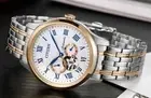 CITIZEN MECHANICAL NP1026-86A Open Heart Automatic JAPAN MADE 2 Tone Men Watch.