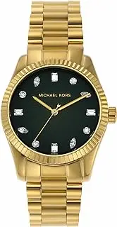 Michael KorsWomen's Lexington Three-Hand Gold-Tone Stainless Steel Watch 38mm