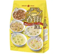 在飛比找Yahoo!奇摩拍賣優惠-《FOS》日本製 冬粉 味增湯 5種 20食入 即時湯 沖泡