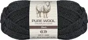Yatsal 3-Ply Pure Wool 50 g, Black