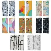 OFFICIAL NINOLA FREEFORM PATTERNS LEATHER BOOK CASE FOR APPLE iPOD TOUCH MP3
