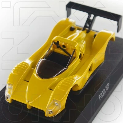 FERRARI F333 SP MINICAR COLLECTION 11 KYOSHO 1:64 YELLOW LE MANS DAYTONA NIB