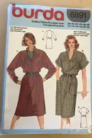 VINTAGE BURDA PATTERN 6891 DRESS UNCUT FF