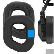 Geekria Cooling-Gel Ear Pads for Corsair HS80 RGB Wireless Headphones (Black)