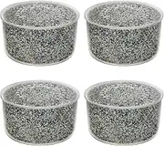 4 Pack Shower Head Filter Replacement Cartridge Compatible with All Canopy Handheld & Fixed Filtered Shower Head, Water Softener Filter for Hard Water, Reduce Chlorine and Harmful Substances