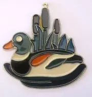 DUCK IN POND SUNCATCHER (DUCK SUNCATCHERS)