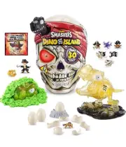 T-Rex Zuru Smashers Dino Island Giant Pirate Skull 30 Surprises Dinosaurs Slime