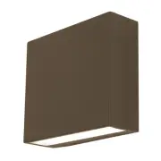 AFX Lighting Dakota 1 Light 8" Outdoor Sconce, Bronze/White - DKTW0807LAJUDBZ