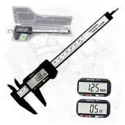 Electronic digital calipers, LCD screen displays 0-6"caliper measuring tool,